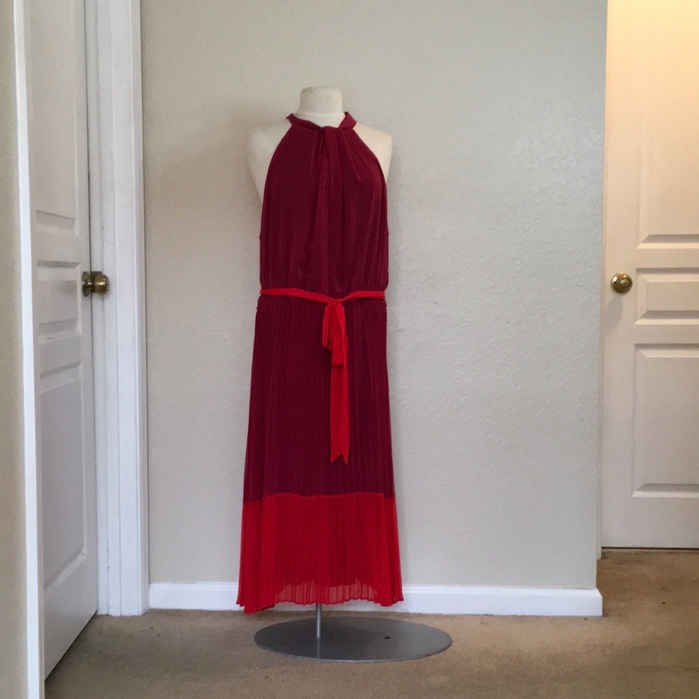 Lane Bryant Halter-Neck Shirred-Detail Maxi Dress - 20W - NWT